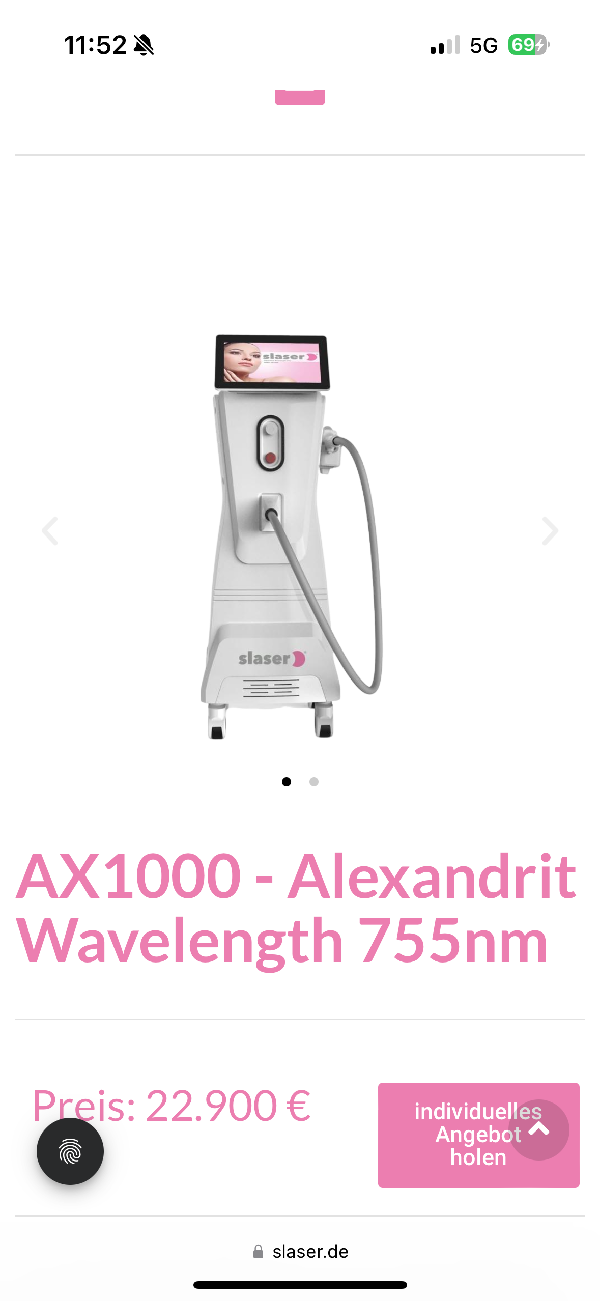 ICE Alexandrit Diodenlaser - Bild 2