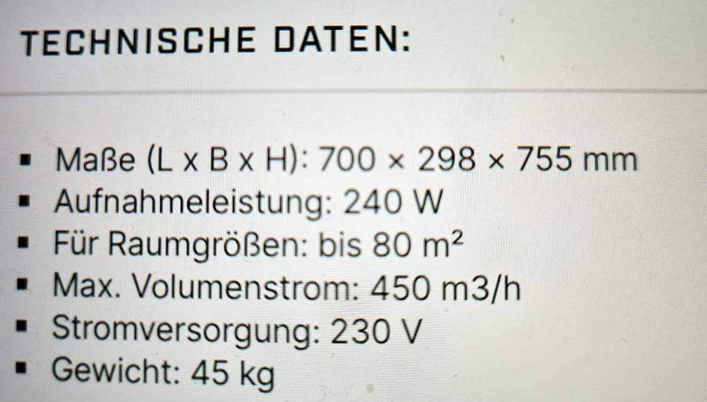 Luft-Entkeimungsgerät KLINIK AKUT V 500+ - Bild 4