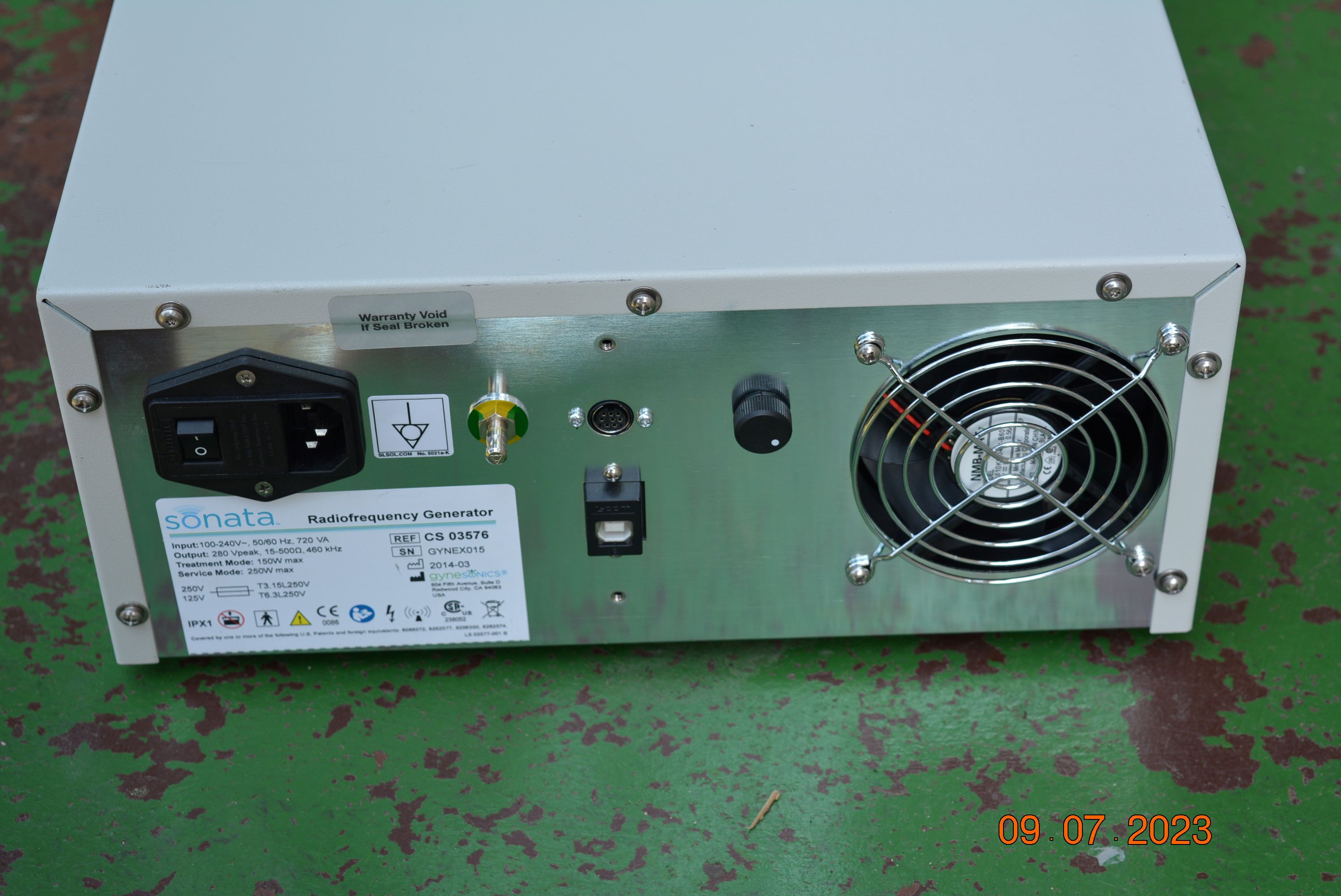 Gynesonics Sonata RFG VizAblate Ultrasound Radio  - Bild 5