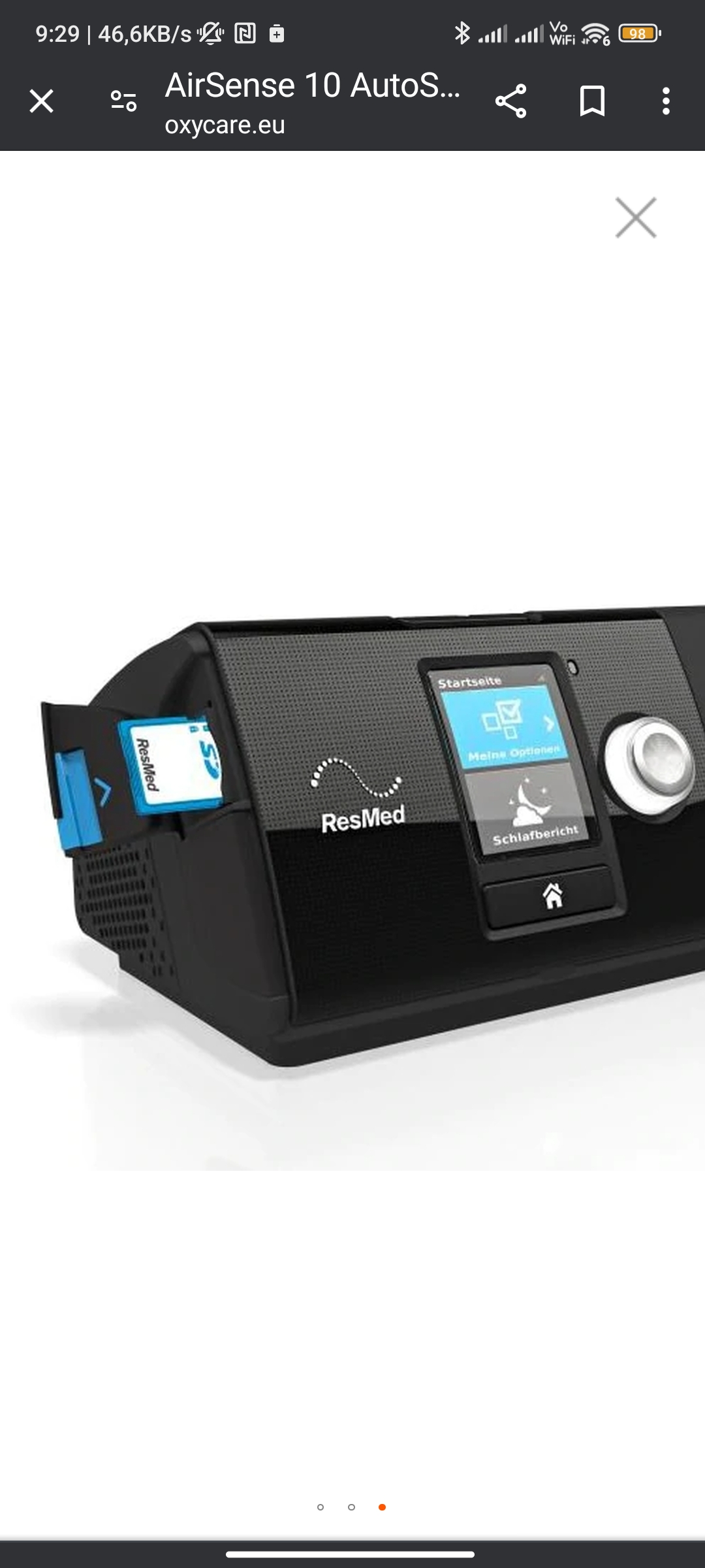 Beatmungsgerät ResMed Airsense 10 - Bild 3