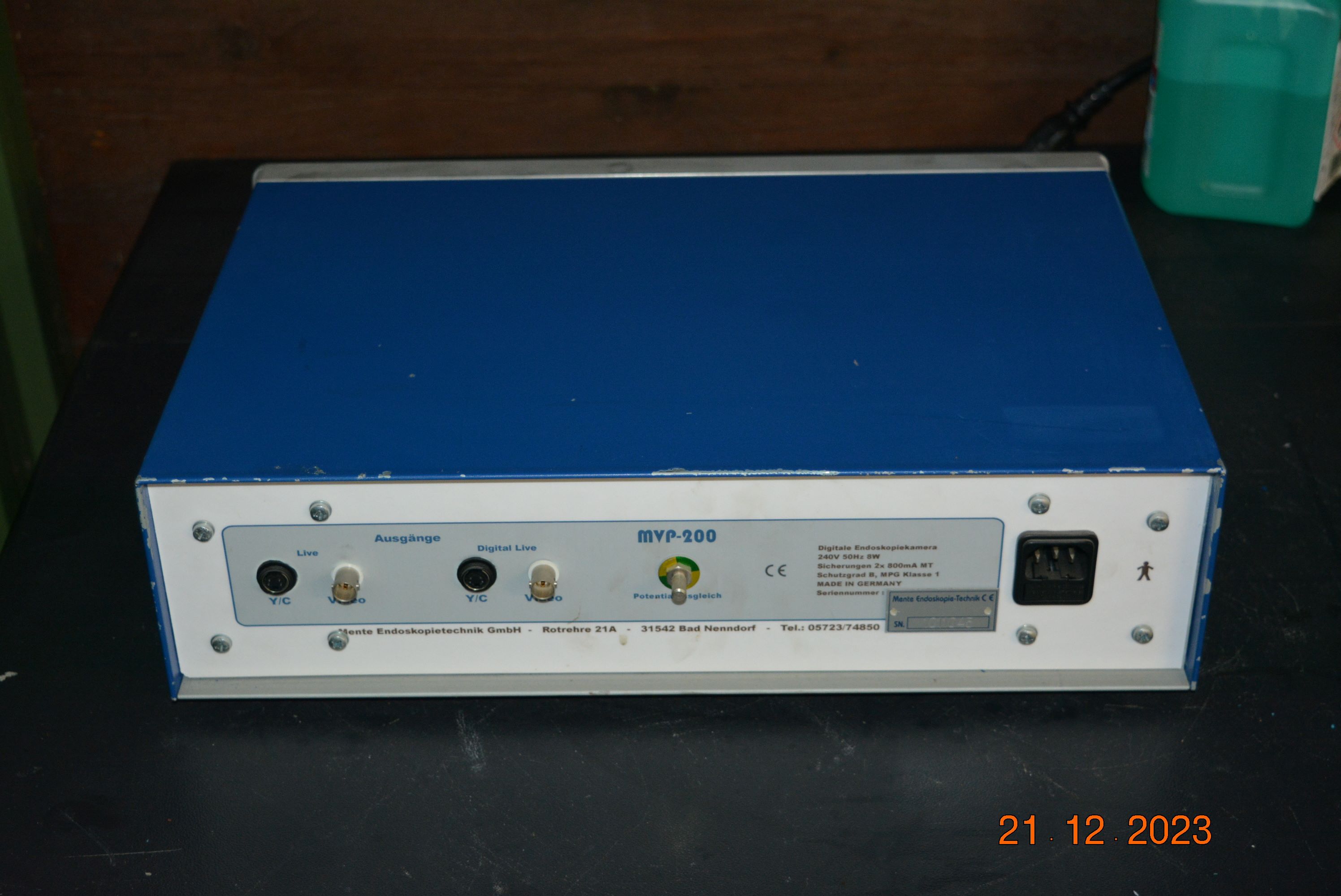 Mente Endoskopie MVP-200 USB Digital Archiving BD - Bild 6
